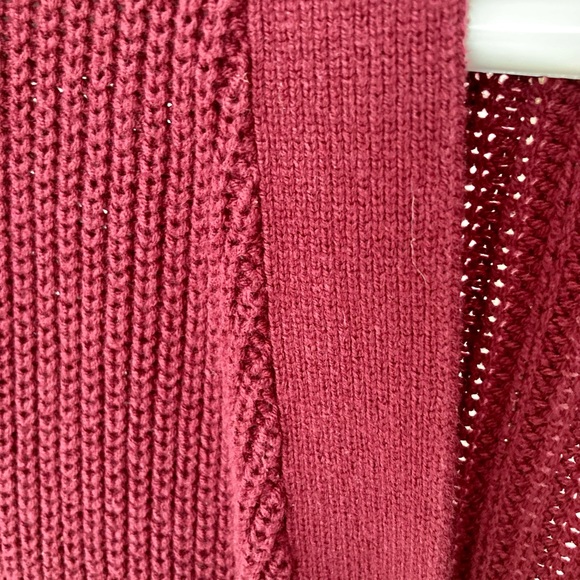 Oversized Cardigan - burgundy red - XS - Picture 4 of 7